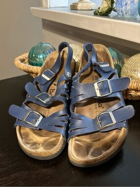 Birkenstock Betula Navy Blue Sandals Size 10